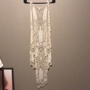 ITS OUR TIME KNIT FLOWER PATTERN VEST